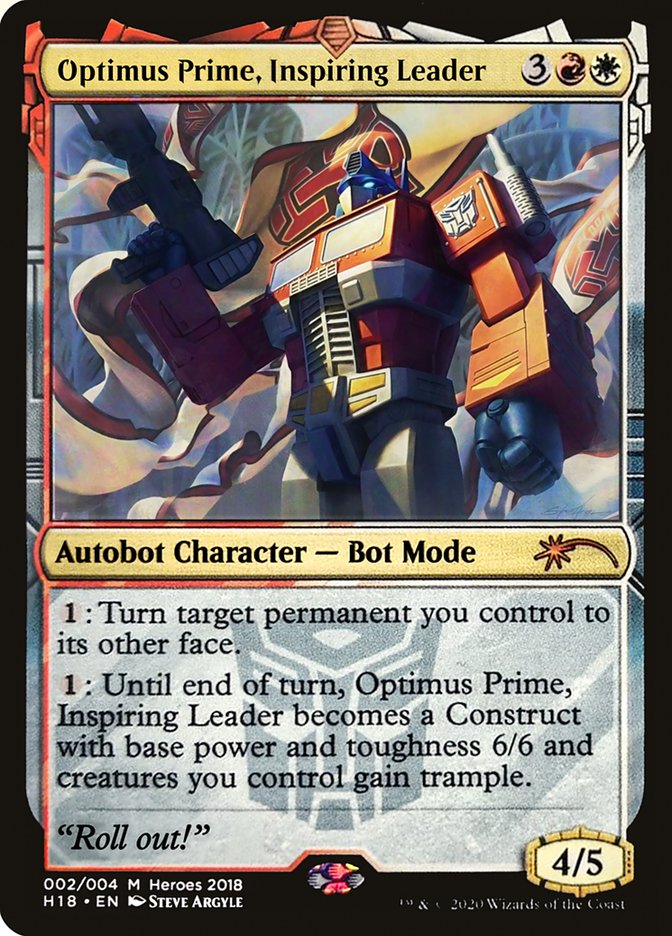 Optimus Prime, Inspiring Leader [Heroes of the Realm 2018] | The CG Realm