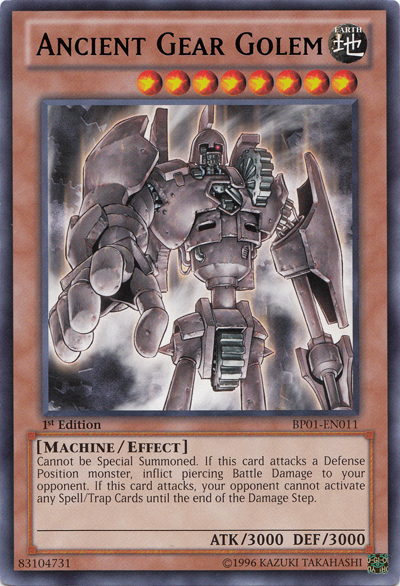 Ancient Gear Golem [BP01-EN011] Rare | The CG Realm