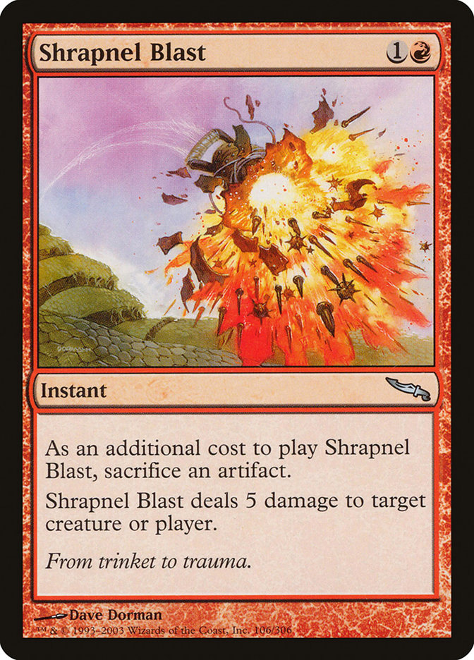 Shrapnel Blast [Mirrodin] | The CG Realm