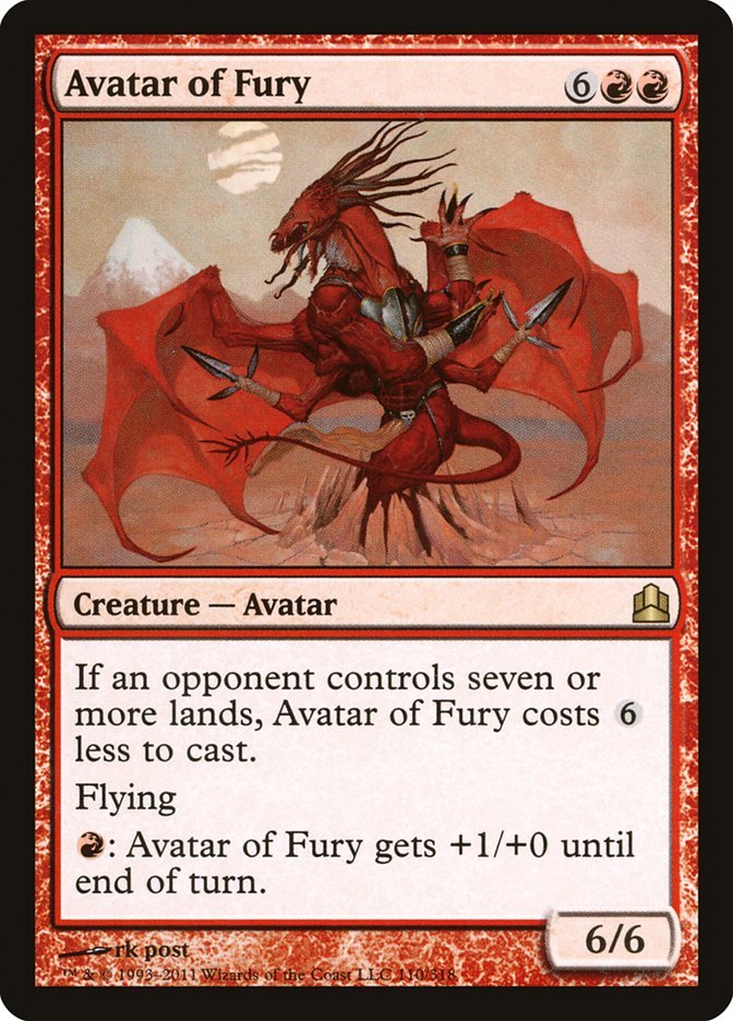 Avatar of Fury [Commander 2011] | The CG Realm