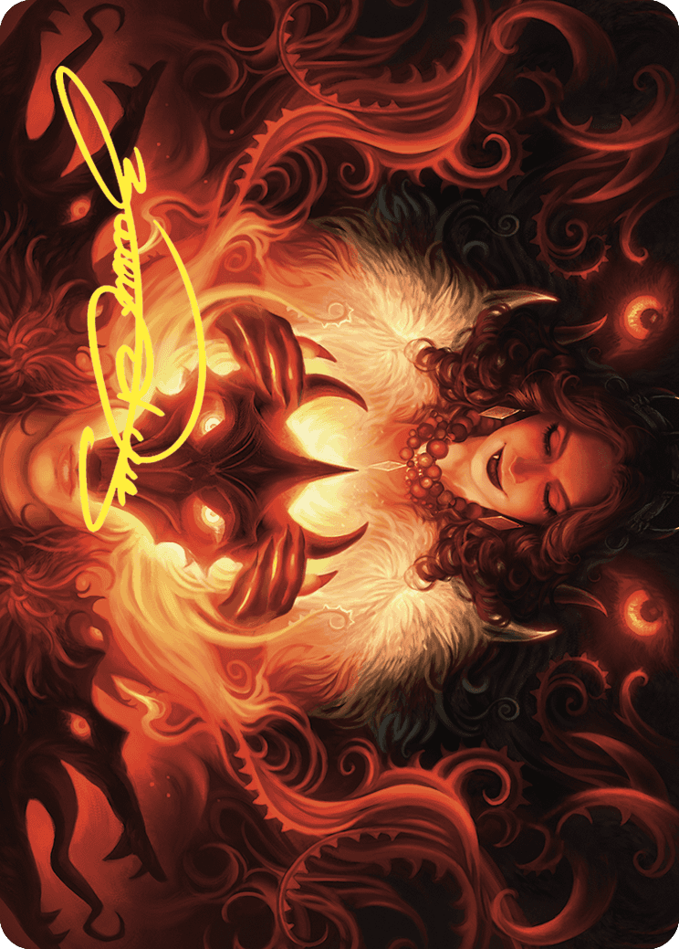 Witch's Mark Art Card (Gold-Stamped Signature) [Wilds of Eldraine Art Series] | The CG Realm