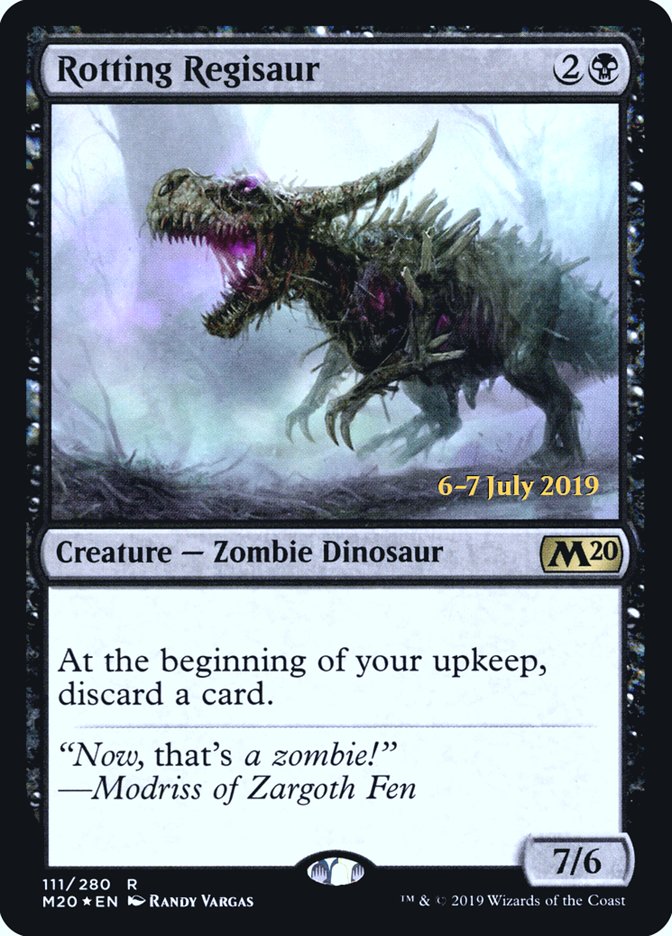 Rotting Regisaur [Core Set 2020 Prerelease Promos] | The CG Realm