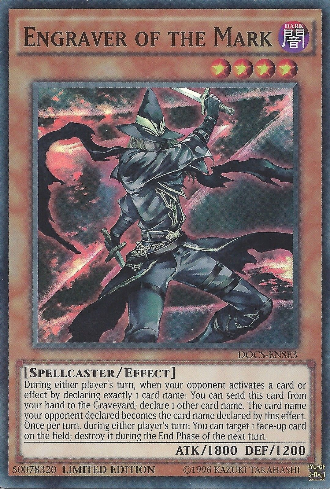 Engraver of the Mark [DOCS-ENSE3] Super Rare | The CG Realm