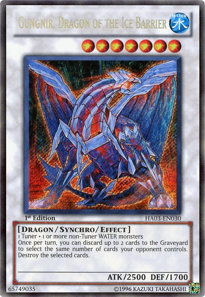 Gungnir, Dragon of the Ice Barrier [HA03-EN030] Secret Rare | The CG Realm