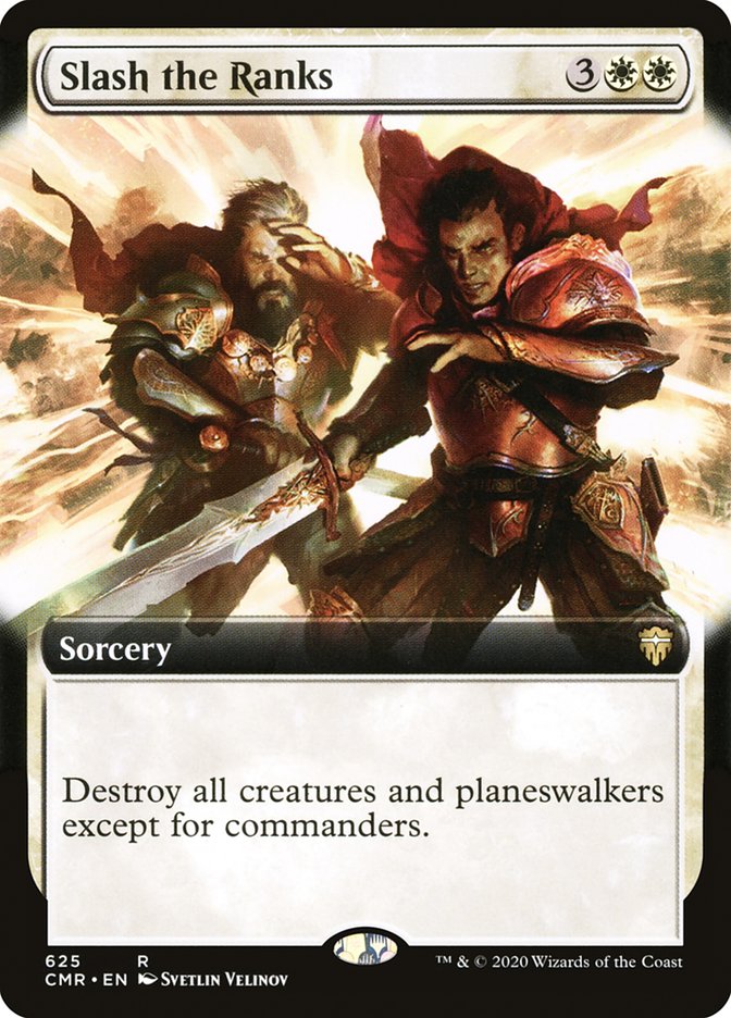 Slash the Ranks (Extended Art) [Commander Legends] | The CG Realm