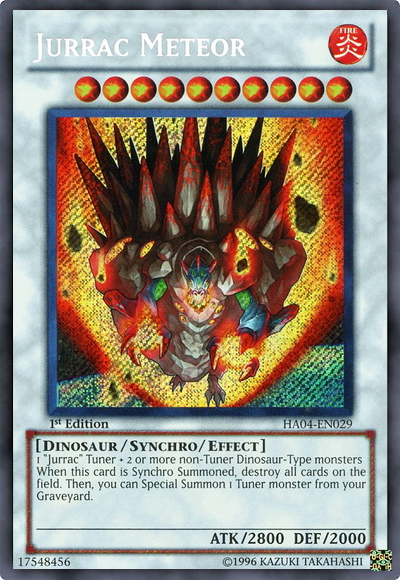 Jurrac Meteor [HA04-EN029] Secret Rare | The CG Realm