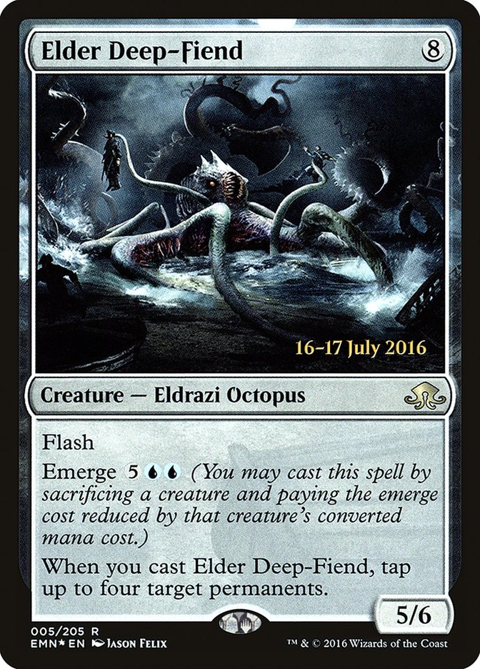 Elder Deep-Fiend [Eldritch Moon Prerelease Promos] | The CG Realm