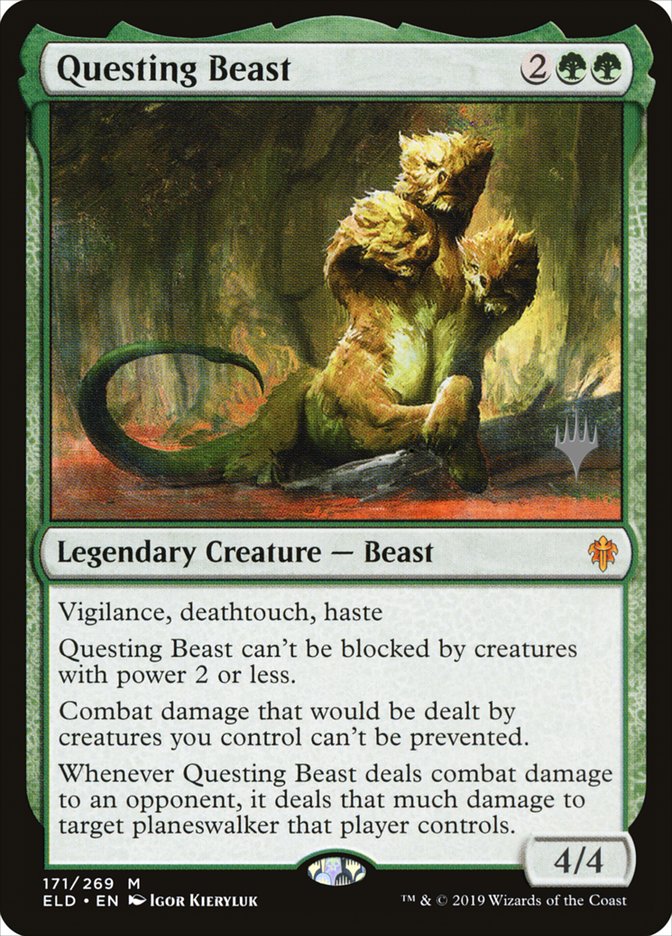 Questing Beast (Promo Pack) [Throne of Eldraine Promos] | The CG Realm