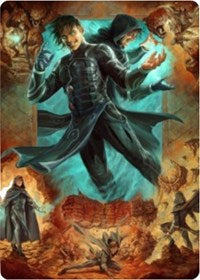 Jace, Mirror Mage 2 Art Card [Zendikar Rising Art Series] | The CG Realm