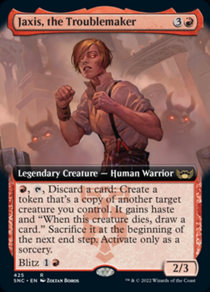 Jaxis, the Troublemaker (Extended Art) [Streets of New Capenna] | The CG Realm