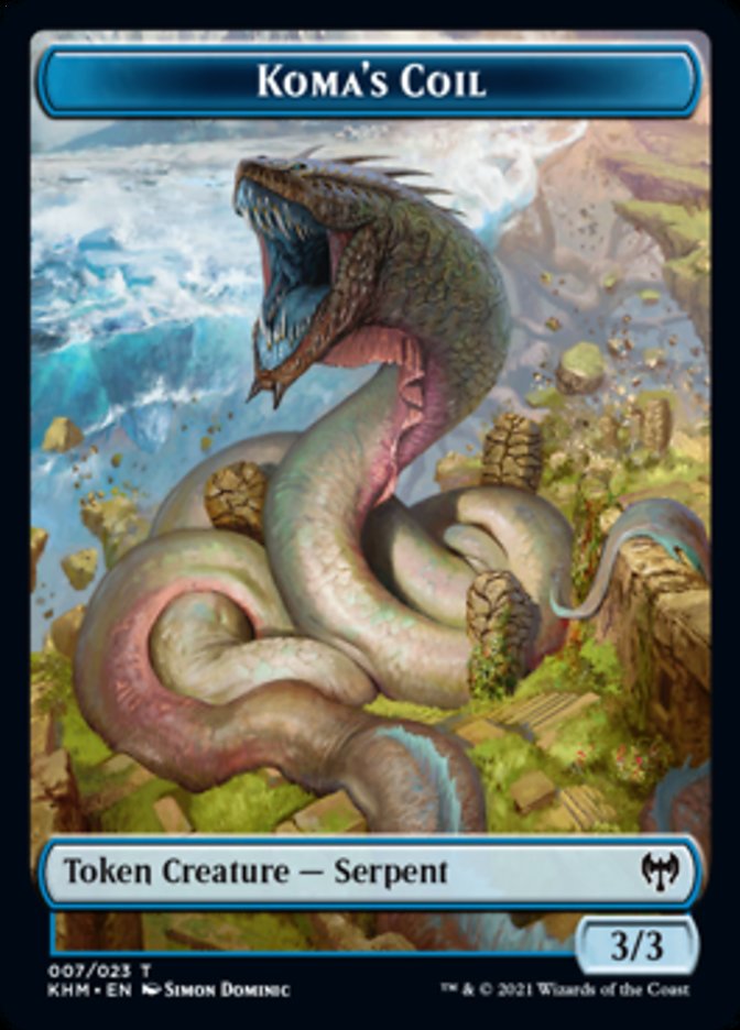 Koma's Coil Token [Kaldheim Tokens] | The CG Realm