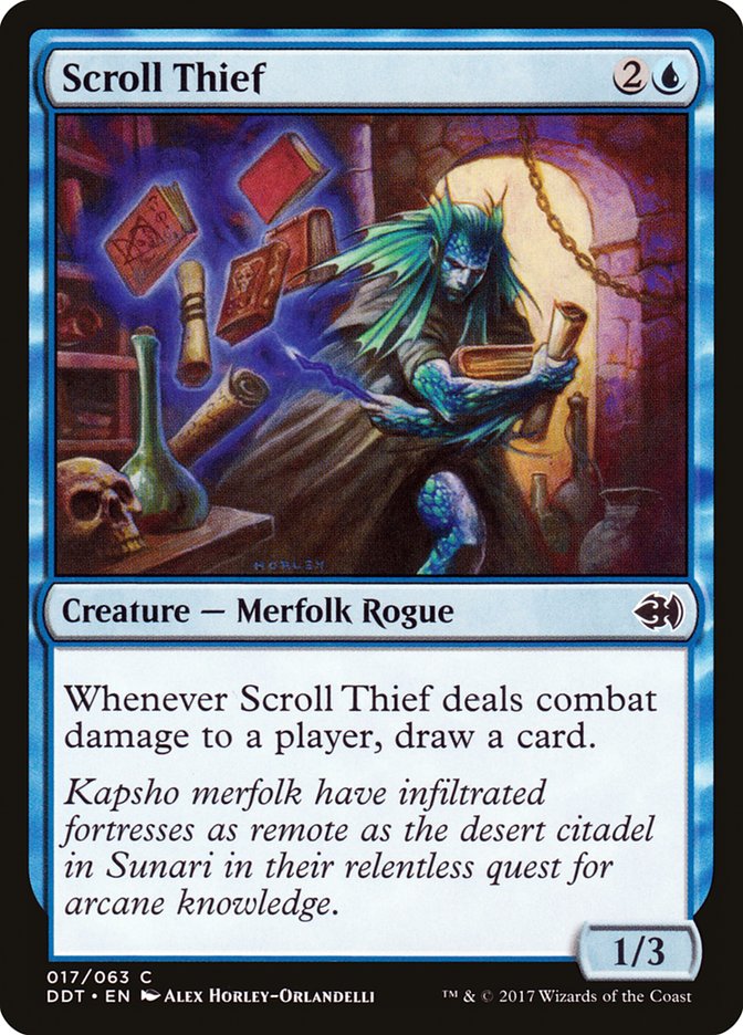 Scroll Thief [Duel Decks: Merfolk vs. Goblins] | The CG Realm