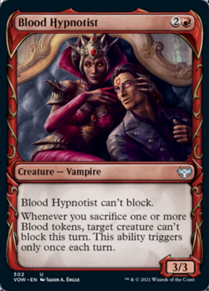 Blood Hypnotist (Showcase Fang Frame) [Innistrad: Crimson Vow] | The CG Realm