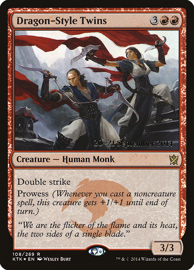 Dragon-Style Twins [Khans of Tarkir Prerelease Promos] | The CG Realm