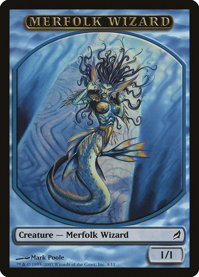 Merfolk Wizard Token [Lorwyn Tokens] | The CG Realm