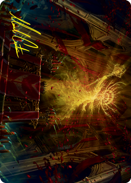Katilda, Dawnhart Martyr Art Card (Gold-Stamped Signature) [Innistrad: Crimson Vow Art Series] | The CG Realm