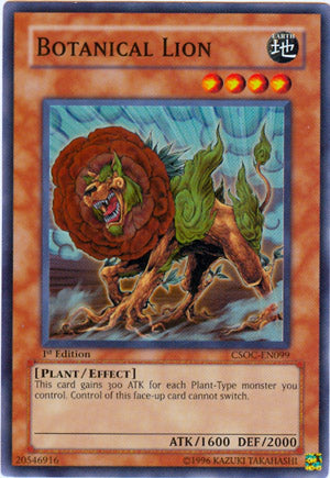 Botanical Lion [CSOC-EN099] Super Rare | The CG Realm
