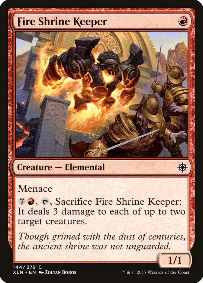 Fire Shrine Keeper [Ixalan] | The CG Realm