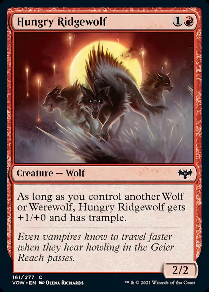 Hungry Ridgewolf [Innistrad: Crimson Vow] | The CG Realm
