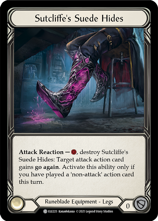 Sutcliffe's Suede Hides [ELE225] (Tales of Aria)  1st Edition Cold Foil | The CG Realm