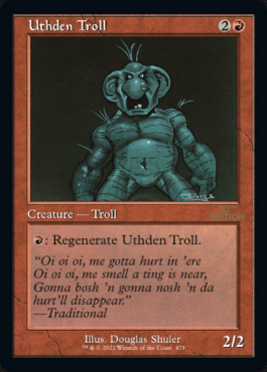 Uthden Troll (Retro Frame) (30A-473) - 30th Anniversary Edition