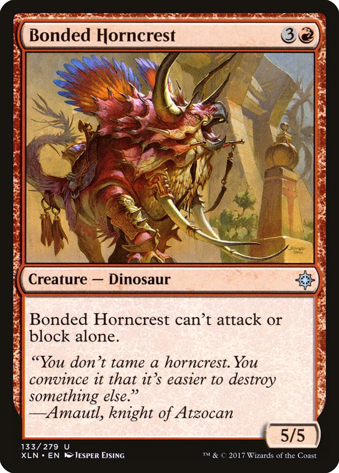 Bonded Horncrest [Ixalan] | The CG Realm