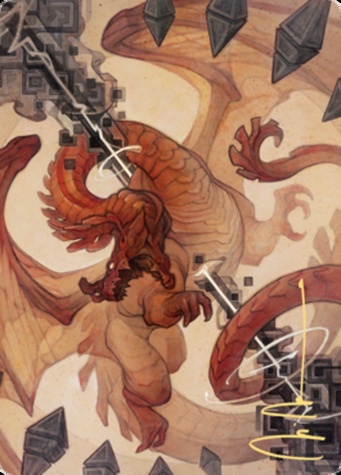 Soul Shatter Art Card (Gold-Stamped Signature) [Zendikar Rising Art Series] | The CG Realm