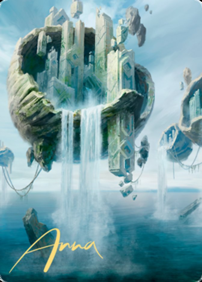 Island 2 Art Card (Gold-Stamped Signature) [Zendikar Rising Art Series] | The CG Realm