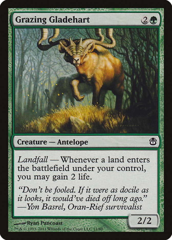 Grazing Gladehart [Duel Decks: Ajani vs. Nicol Bolas] | The CG Realm