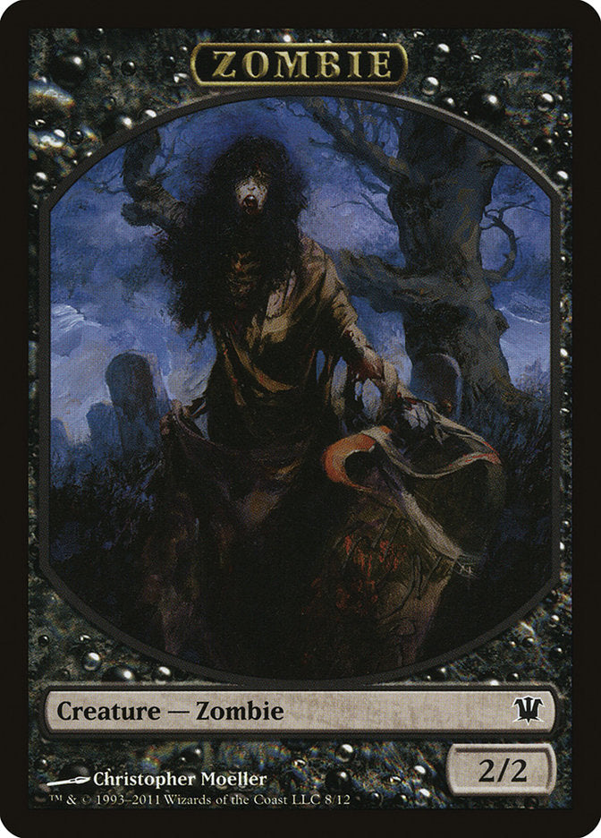 Zombie Token (8/12) [Innistrad Tokens] | The CG Realm