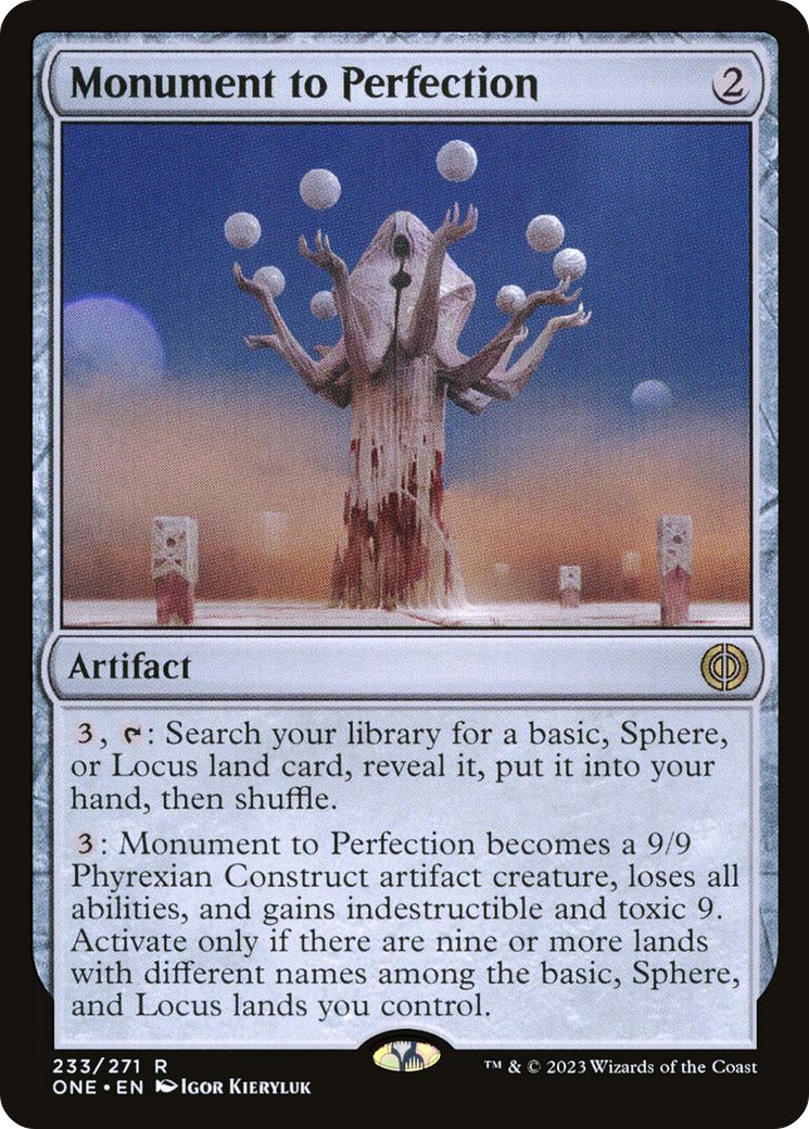 Monument to Perfection [Phyrexia: All Will Be One] | The CG Realm