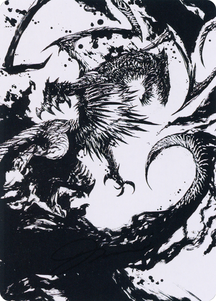 Skithiryx, the Blight Dragon Art Card [March of the Machine Art Series] | The CG Realm