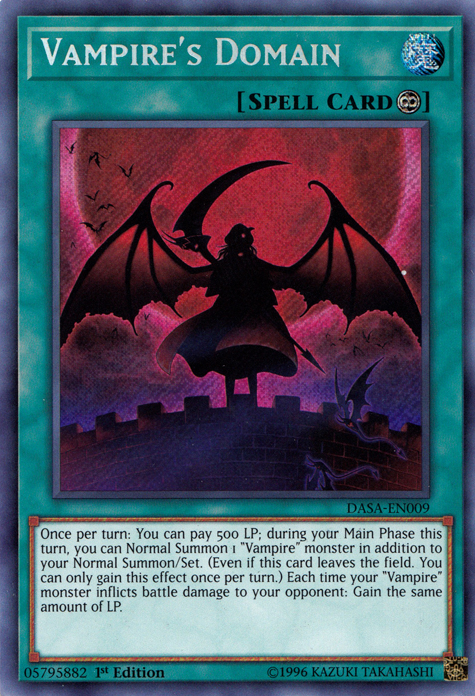 Vampire's Domain [DASA-EN009] Secret Rare | The CG Realm