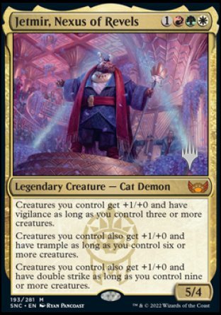 Jetmir, Nexus of Revels (Promo Pack) [Streets of New Capenna Promos] | The CG Realm