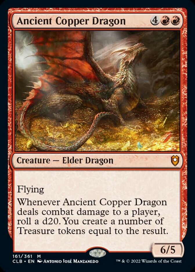 Ancient Copper Dragon [Commander Legends: Battle for Baldur's Gate] | The CG Realm
