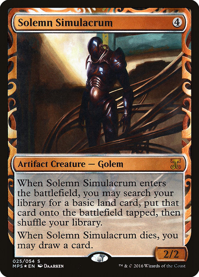 Solemn Simulacrum [Kaladesh Inventions] | The CG Realm