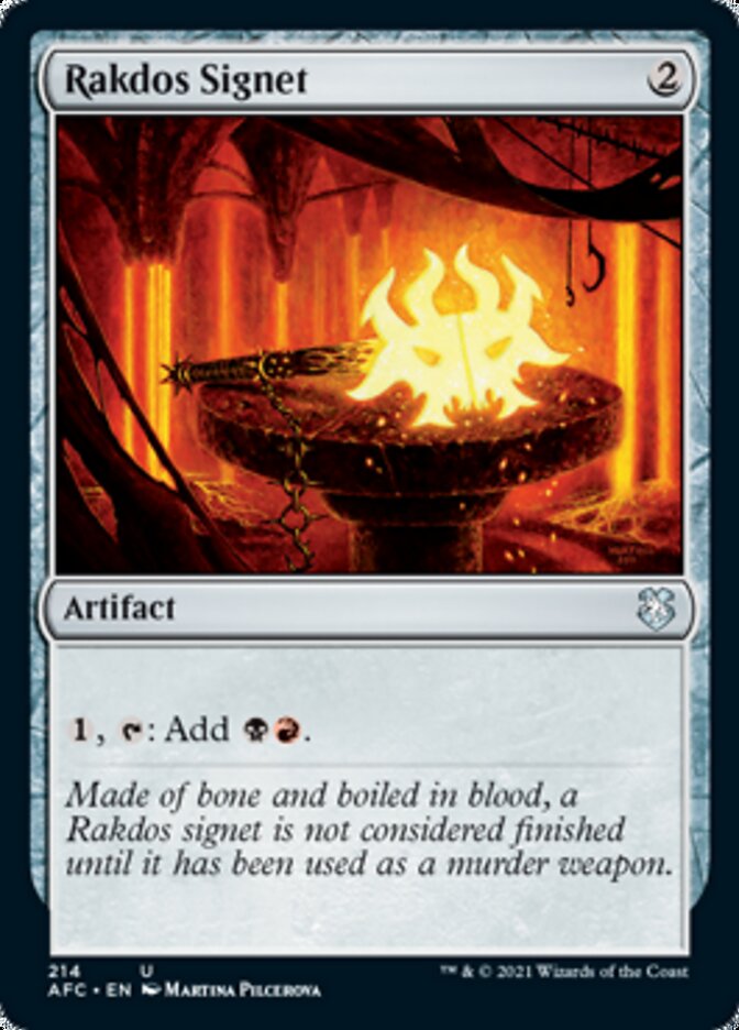 Rakdos Signet [Dungeons & Dragons: Adventures in the Forgotten Realms Commander] | The CG Realm