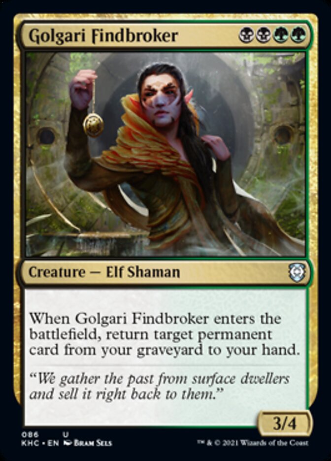Golgari Findbroker [Kaldheim Commander] | The CG Realm
