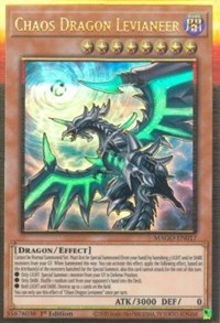 Chaos Dragon Levianeer (Alternate Art) [MAGO-EN017] Gold Rare | The CG Realm