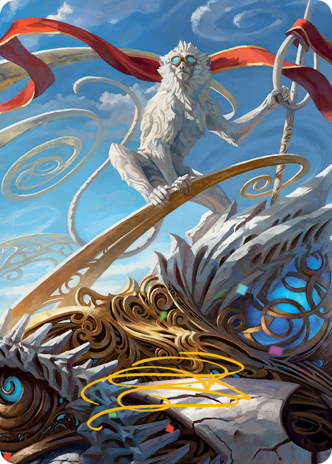 Ragavan, Nimble Pilferer Art Card (Gold-Stamped Signature) [March of the Machine Art Series] | The CG Realm