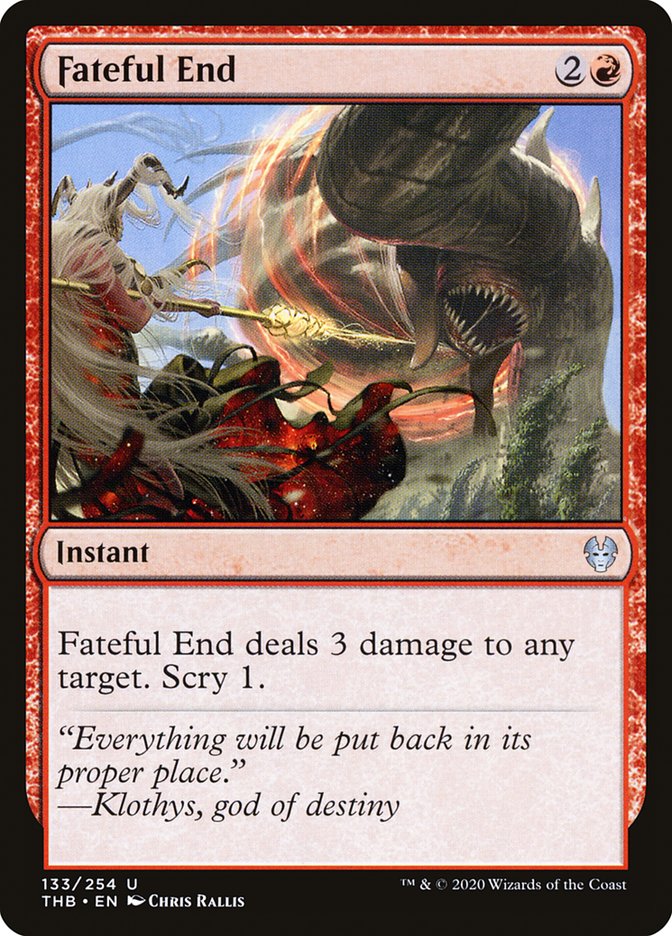 Fateful End [Theros Beyond Death] | The CG Realm