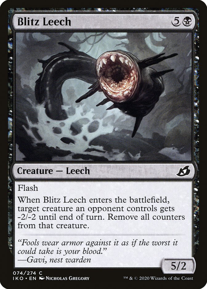Blitz Leech [Ikoria: Lair of Behemoths] | The CG Realm
