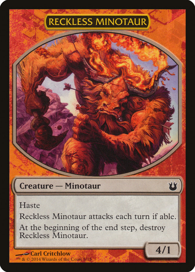 Reckless Minotaur [Born of the Gods Battle the Horde] | The CG Realm