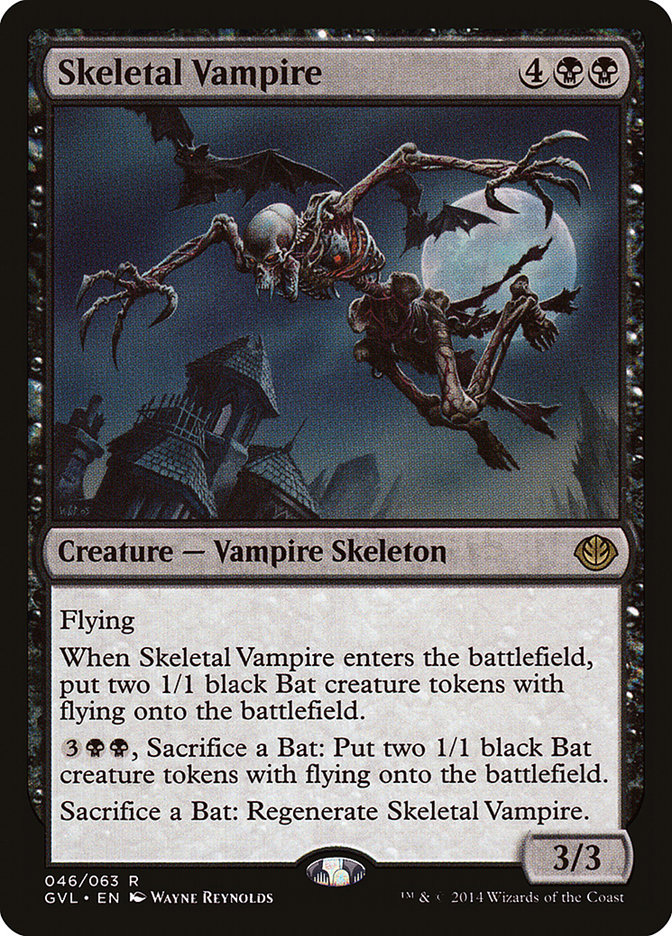 Skeletal Vampire (Garruk vs. Liliana) [Duel Decks Anthology] | The CG Realm