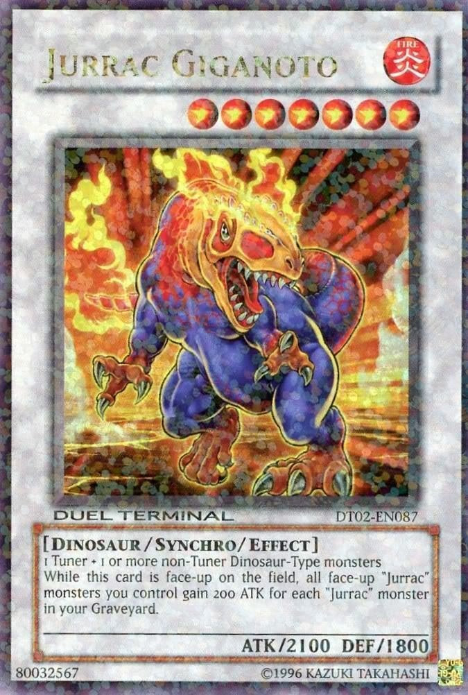 Jurrac Giganoto [DT02-EN087] Ultra Rare | The CG Realm