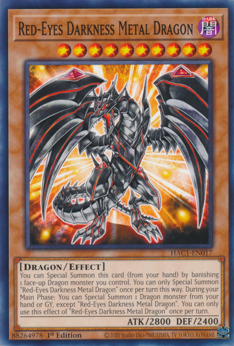 Red-Eyes Darkness Metal Dragon [HAC1-EN017] Common | The CG Realm