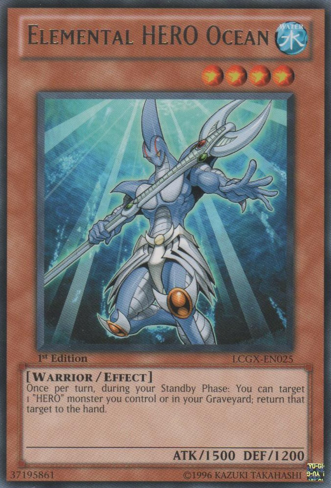 Elemental HERO Ocean [LCGX-EN025] Rare | The CG Realm