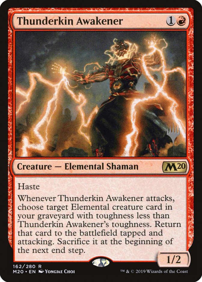 Thunderkin Awakener (Promo Pack) [Core Set 2020 Promos] | The CG Realm