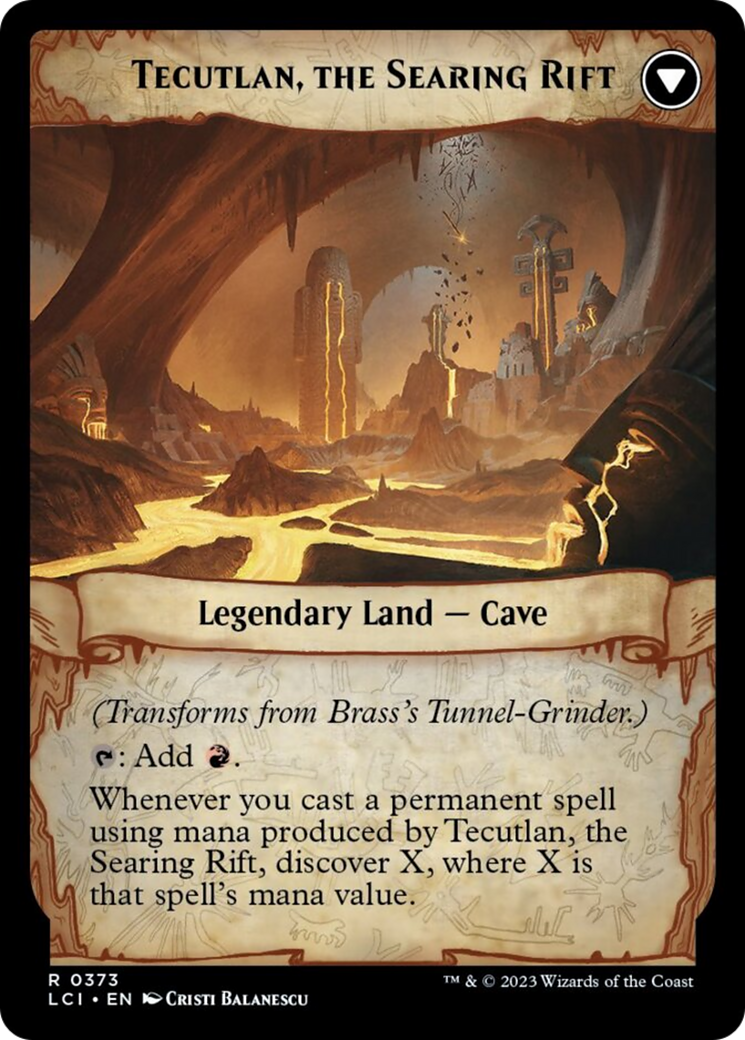 Brass's Tunnel-Grinder // Tecutlan, The Searing Rift [The Lost Caverns of Ixalan] | The CG Realm