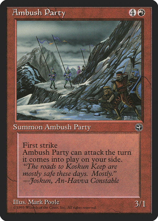 Ambush Party (Joskun Flavor Text) [Homelands] | The CG Realm